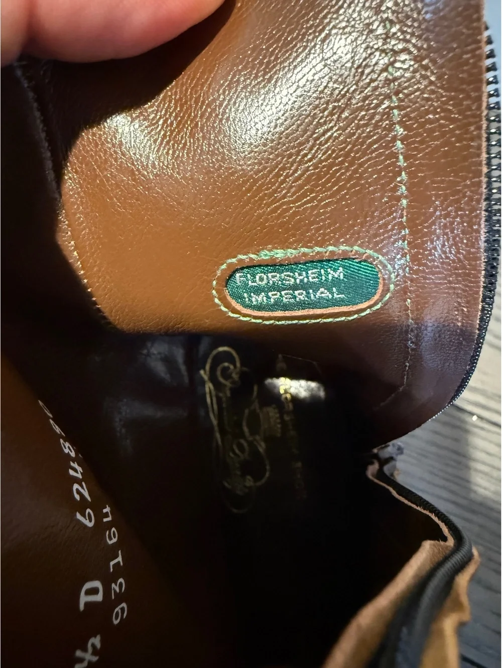 Florsheim Imperial Brown Leather Ankle Boots Size 9.5